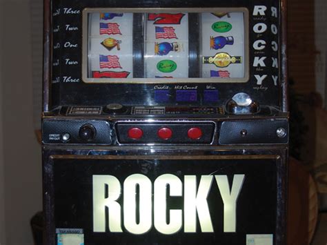 rocky slot machine for sale.